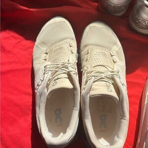 On Running Beige Athletic Shoes